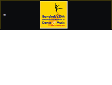 Tablet Screenshot of bangkokfestivals.com